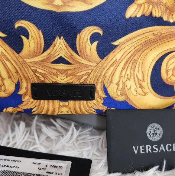 Versace Baroque Print Nylon Backpack - Made in Italy - Picture 7 of 14